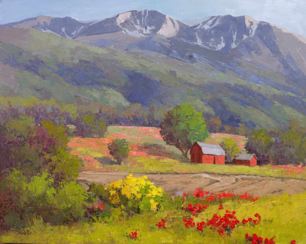 Sean Wallis, Below Mount Sopris art