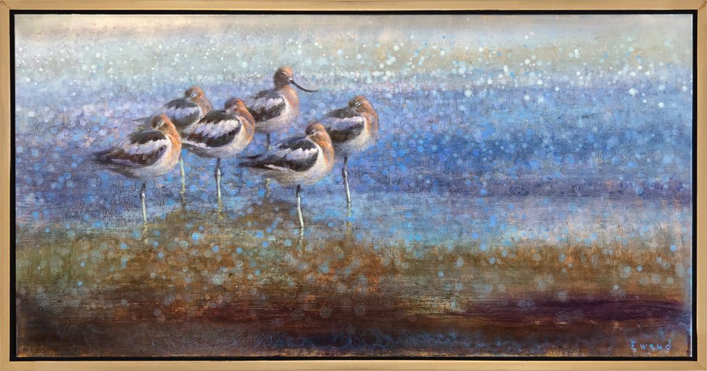 Ewoud de Groot, Resting Avocets art