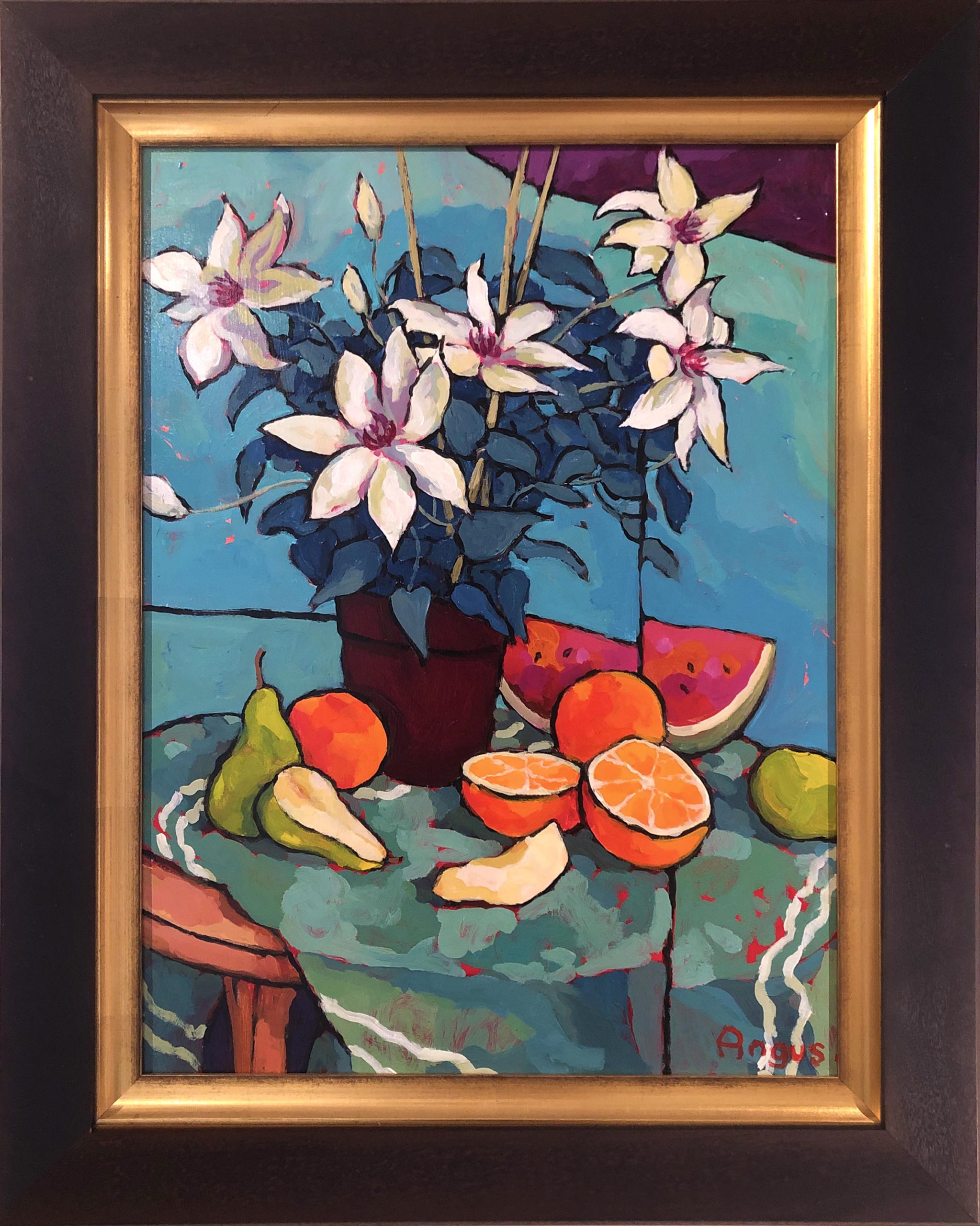 Angus Wilson - Clematis, Pears, Oranges and Watermelon