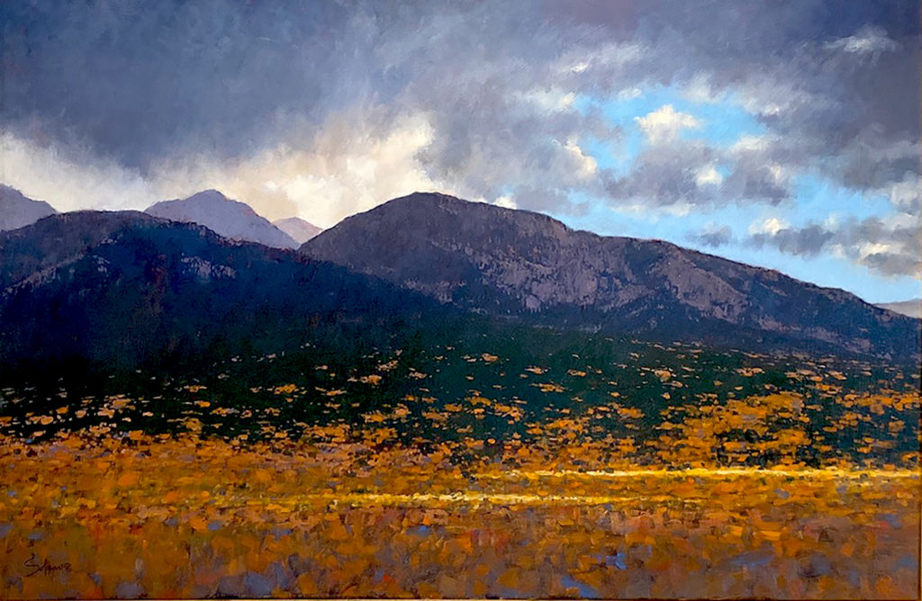 Nathan Solano, Below Mt. Blanca art