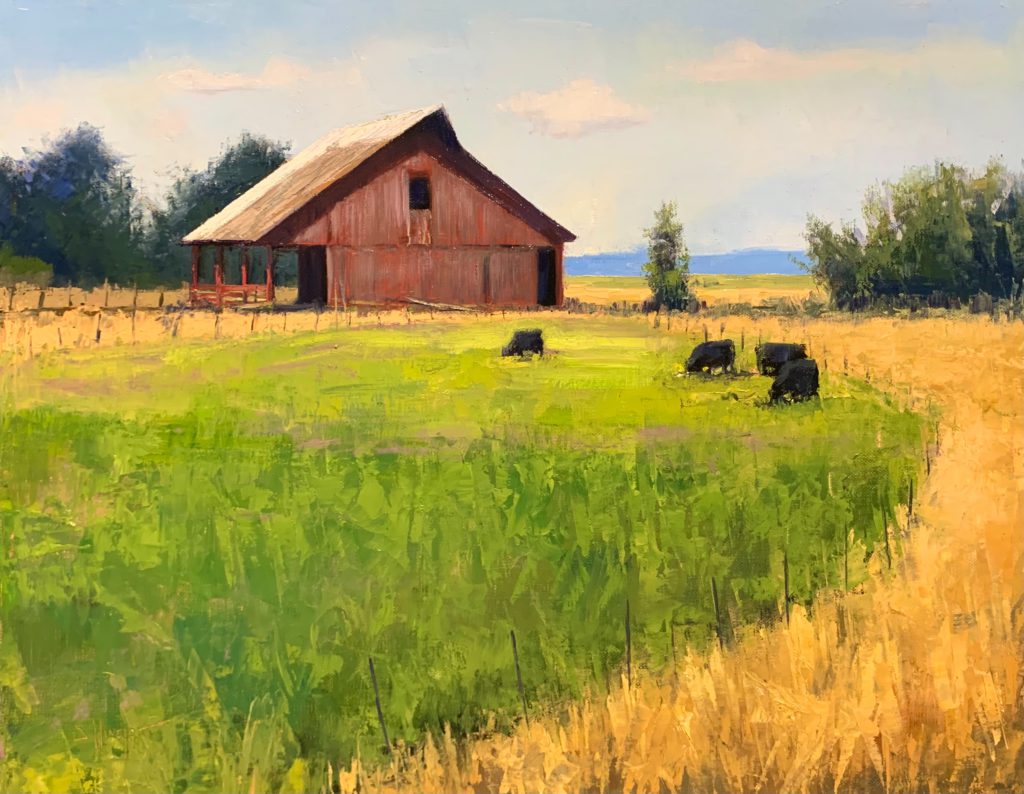 Simon Winegar, Midday Grazing art