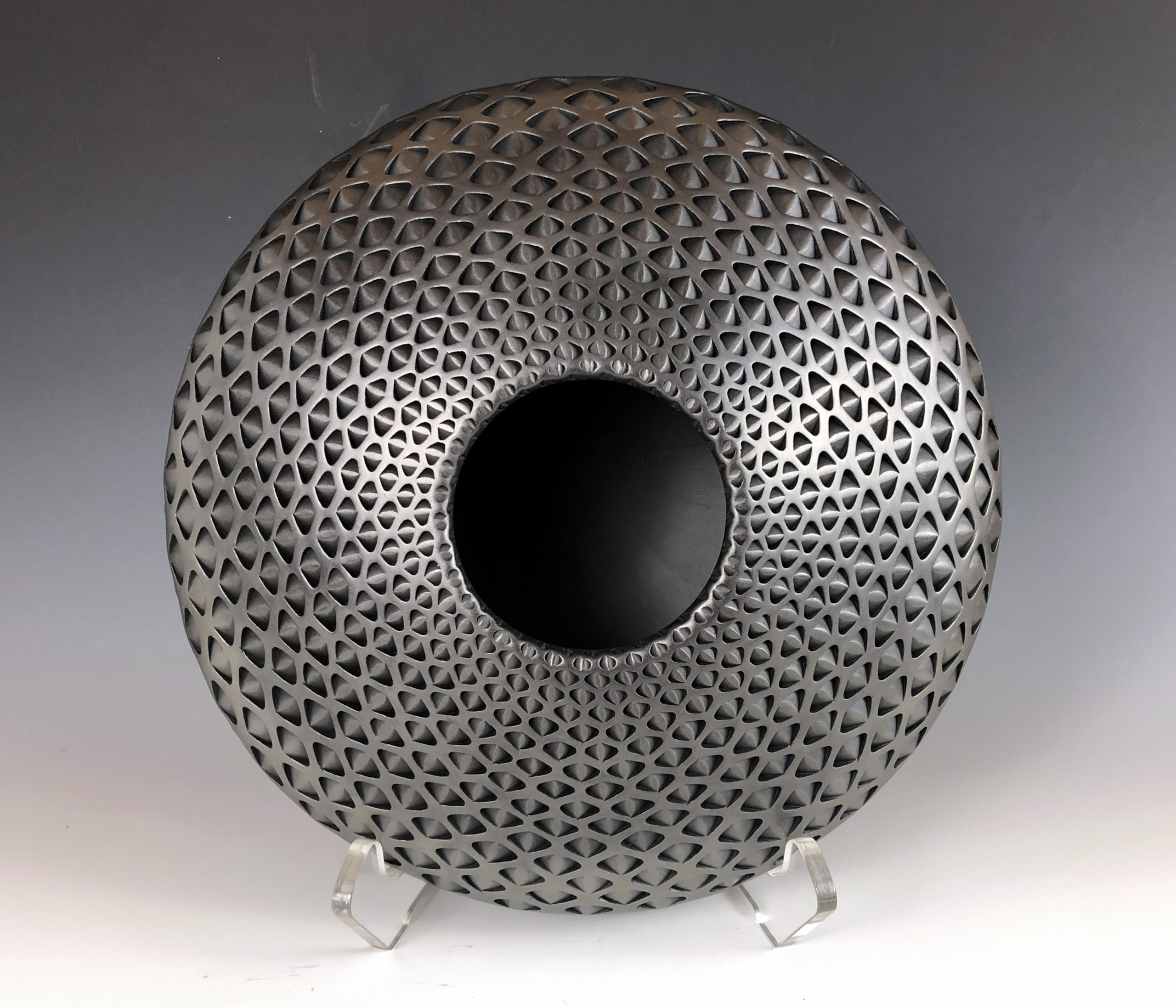 Michael Wisner - Black Metallic Oval (207)