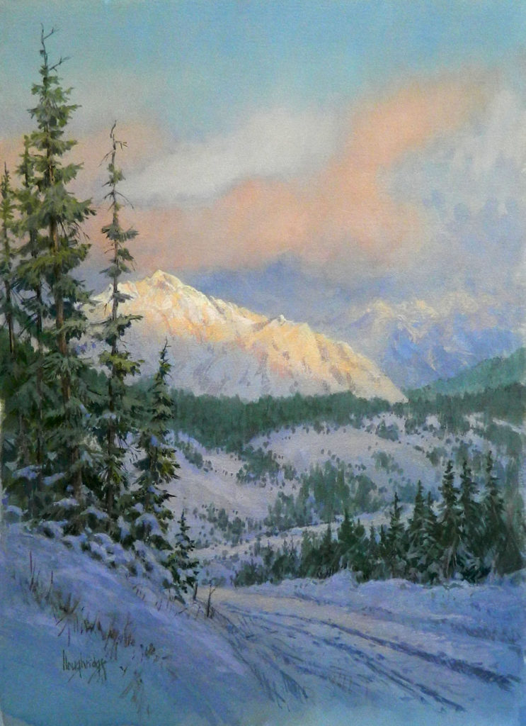 Leon Loughridge, Avery Peak Sunrise art