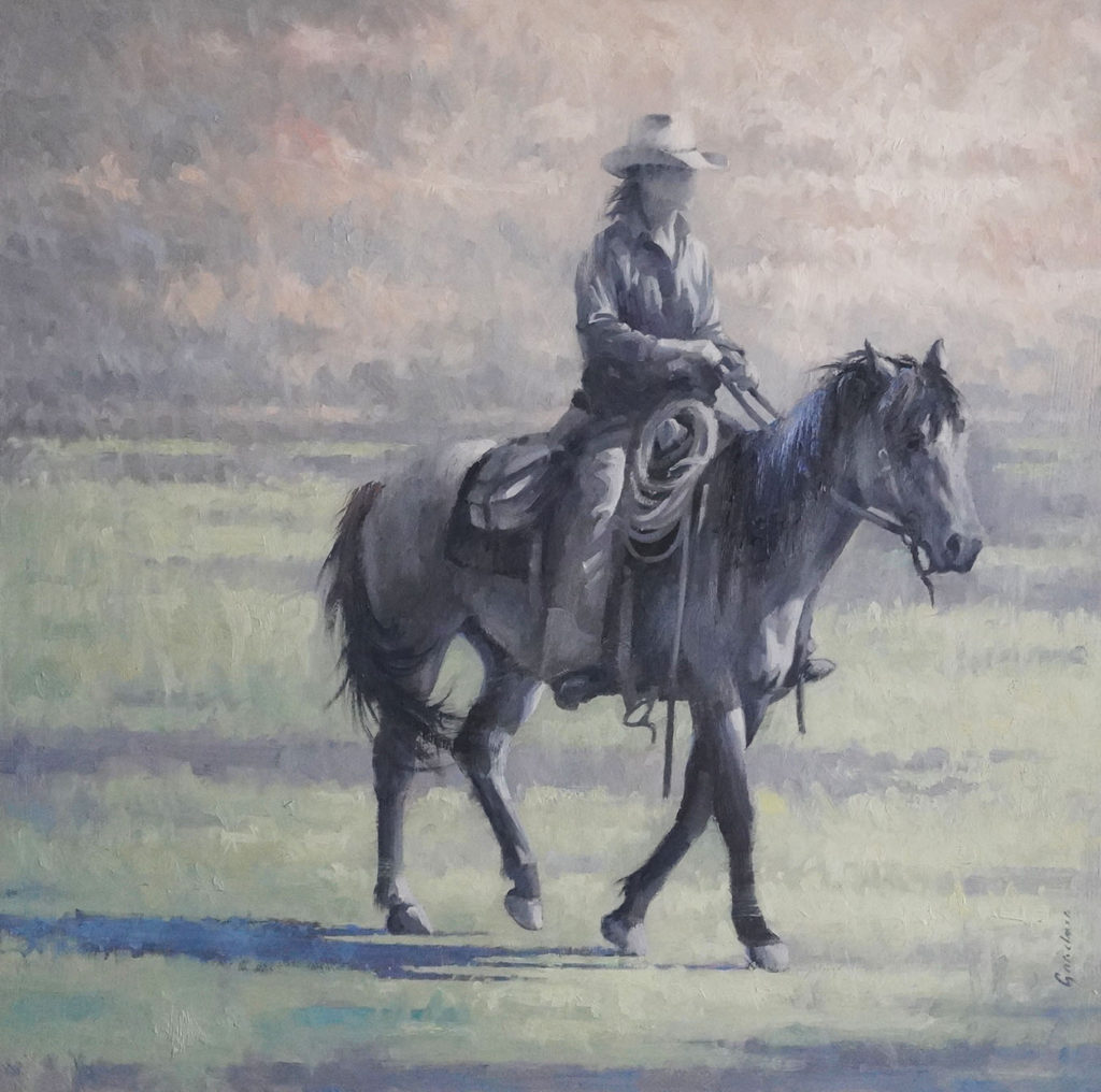 Terry Gardner, Dawn Cowgirl art