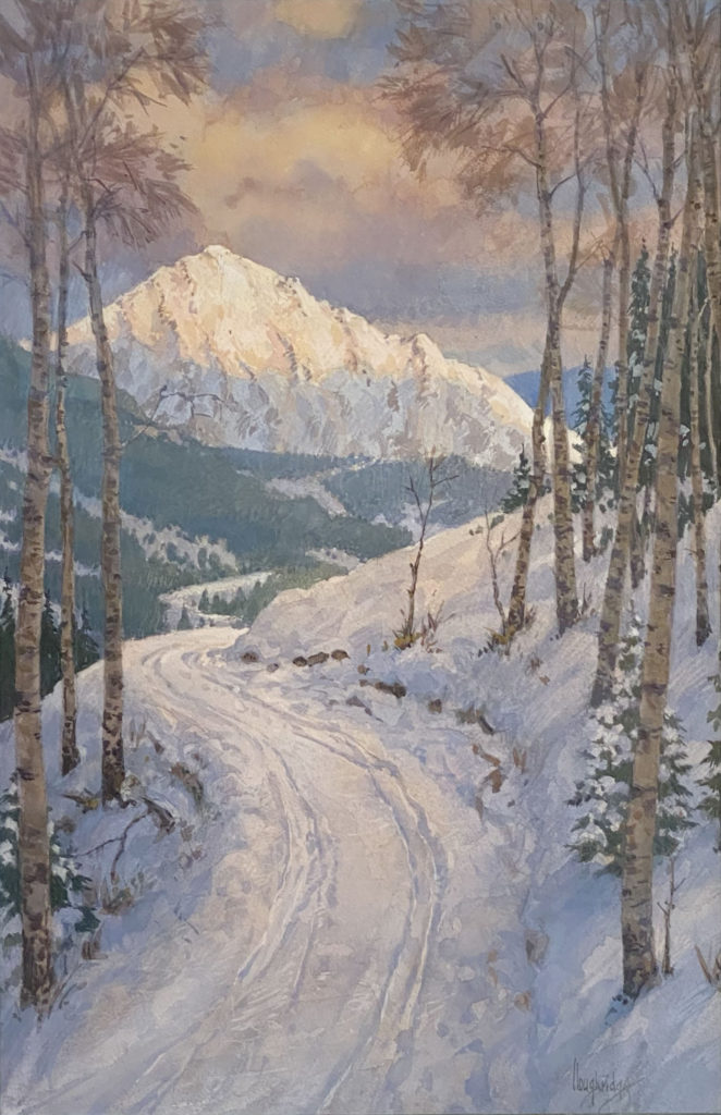 Leon Loughridge, Gothic Peak Sunrise art