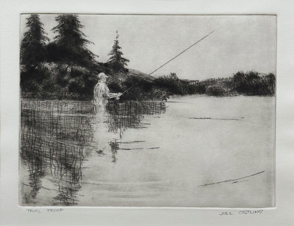 Joel Ostlind, On Dark Water T/P art