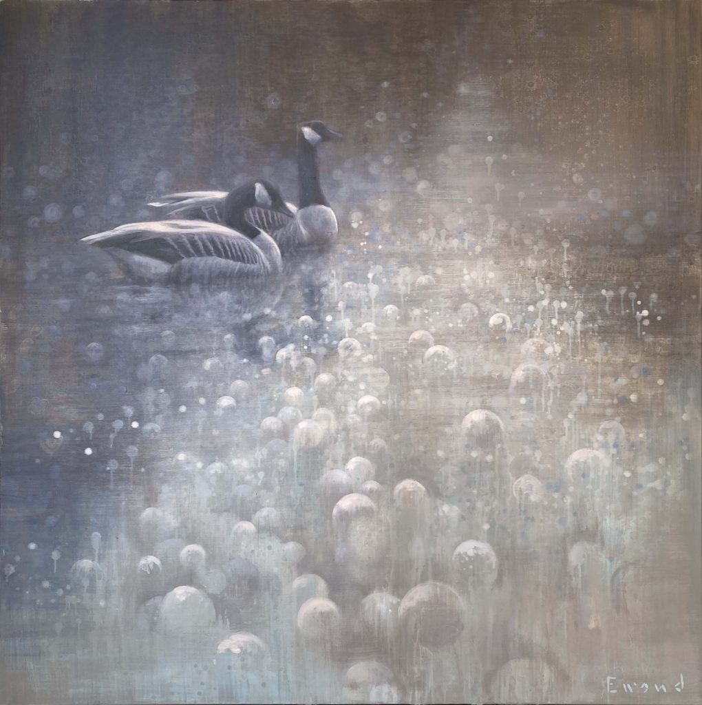 Ewoud de Groot, A Pair of Canada Geese art