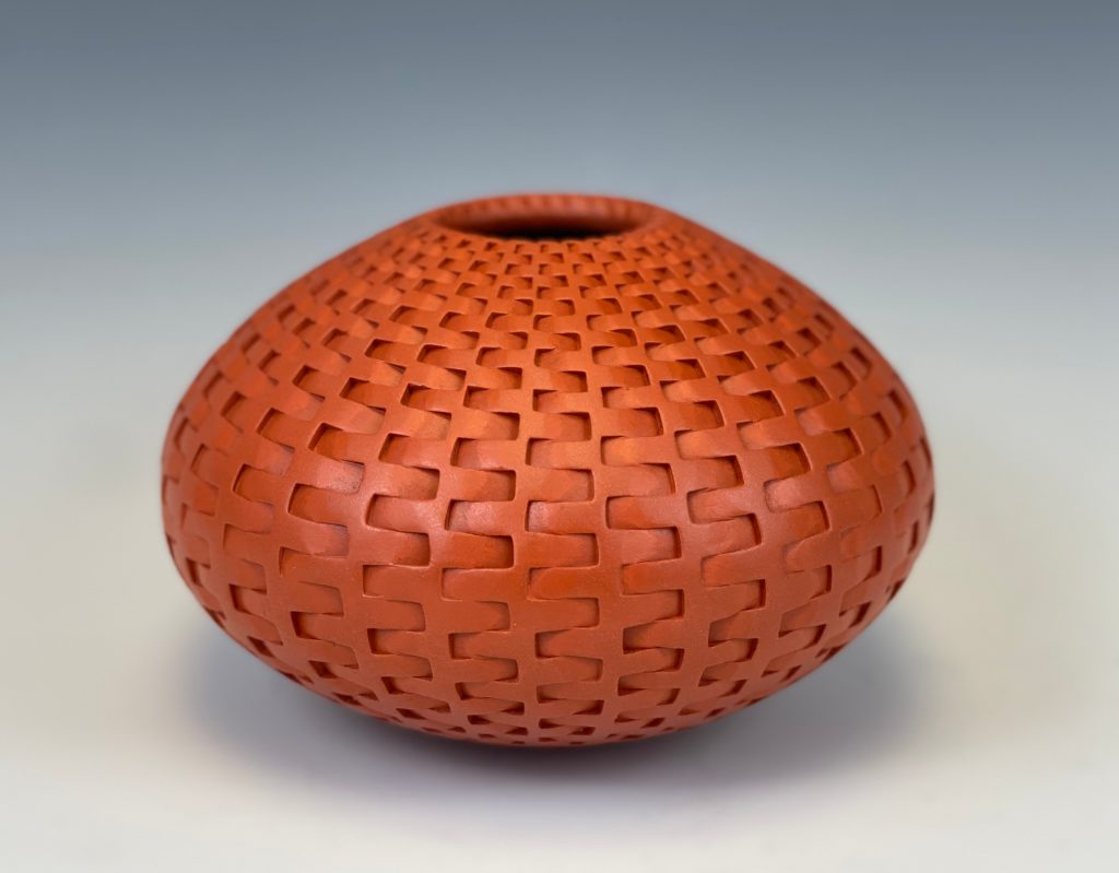 Michael Wisner, Terracotta Spoke 5 x 7 (276) art